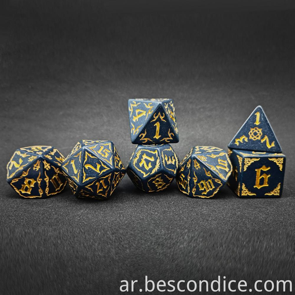 Fire Patterned 25mm Giant Dnd Dice Pathfinder Rpg Mtg 1